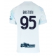 Inter Milan Alessandro Bastoni #95 Replike Gostujuci Dres 2025-26 Kratak Rukav